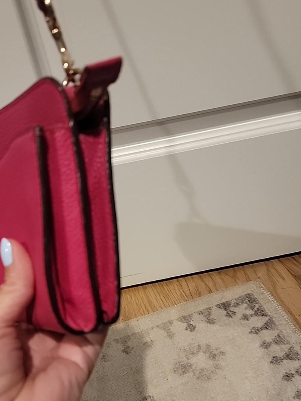 Coach Noa Pop-Up Messenger Leather Bag In Berry - Picture 7 of 17